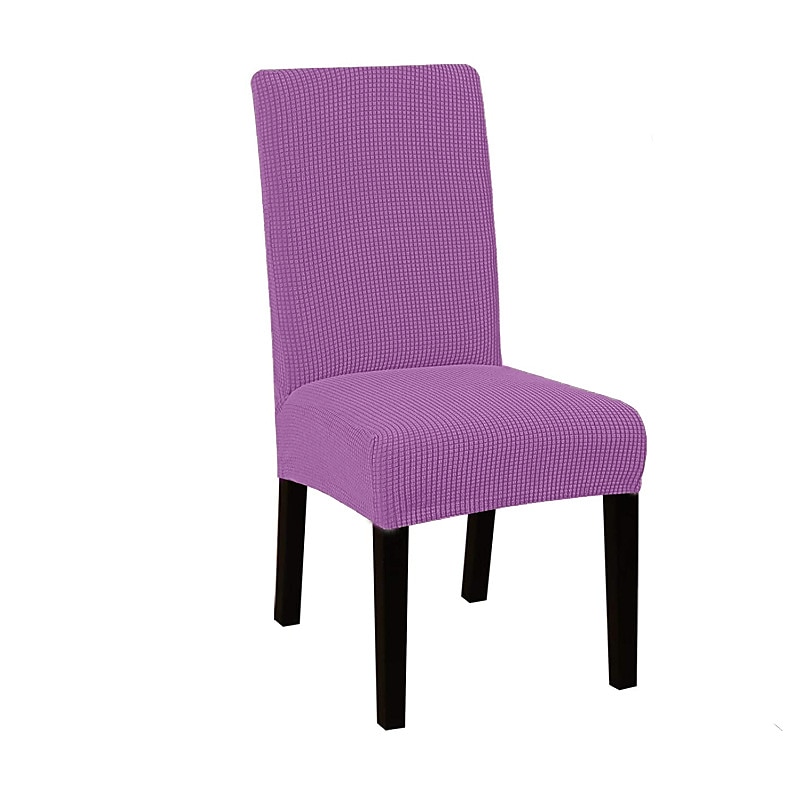 Capa de cadeira de jantar repelente de água capa elástica para assento de cadeira elastano com protetor elástico inferior para sala de jantar cerimônia de casamento durável lavável de 2025 por $5.99 –P18