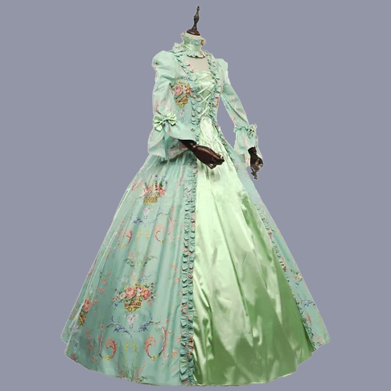 Rococo Βικτωριανής Εποχής Rochie de epoca Rochie De Bal Rochie de bal Maria Antonietta Pentru femei Mascaradă Carnaval Petrecere Halloween Adulți Rochie 2025 - $128.99 –P2