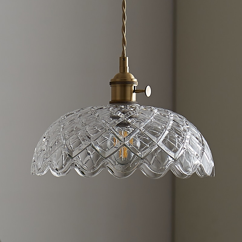 Luz pingente led mini pingente de vidro cobre luz pendurada no teto com sombra recortada de vidro pingente de vidro transparente iluminação para quarto sala de jantar cozinha de 2025 por $205.99 –P10