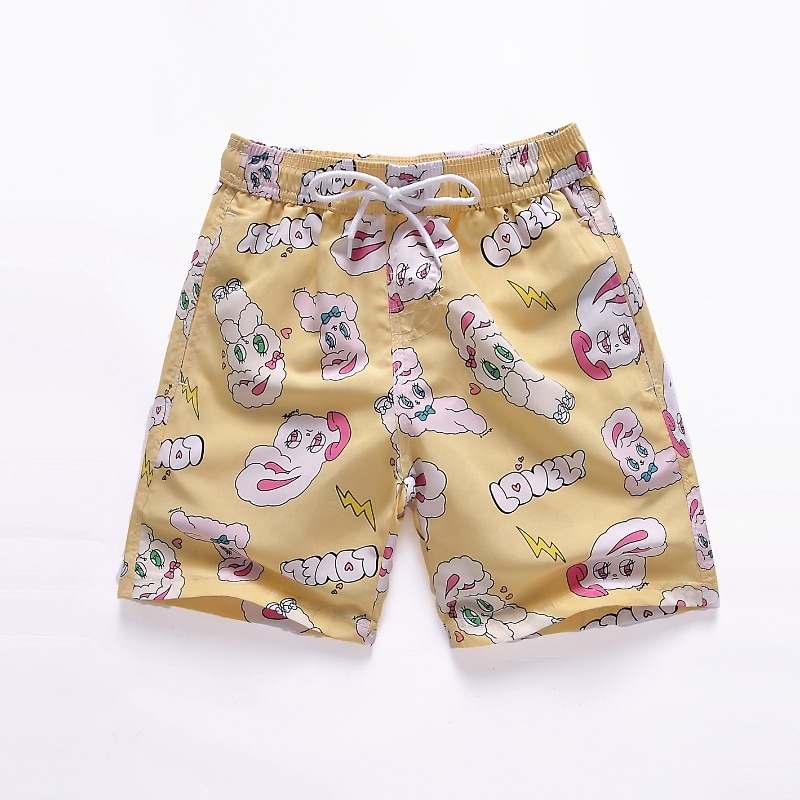 Barn Pojkar Beach Shorts Tecknat Ärmlös Simning Tropisk Orange dinosaurie Sommar Kläder 7-13 år 2025 - $13.49 –P7