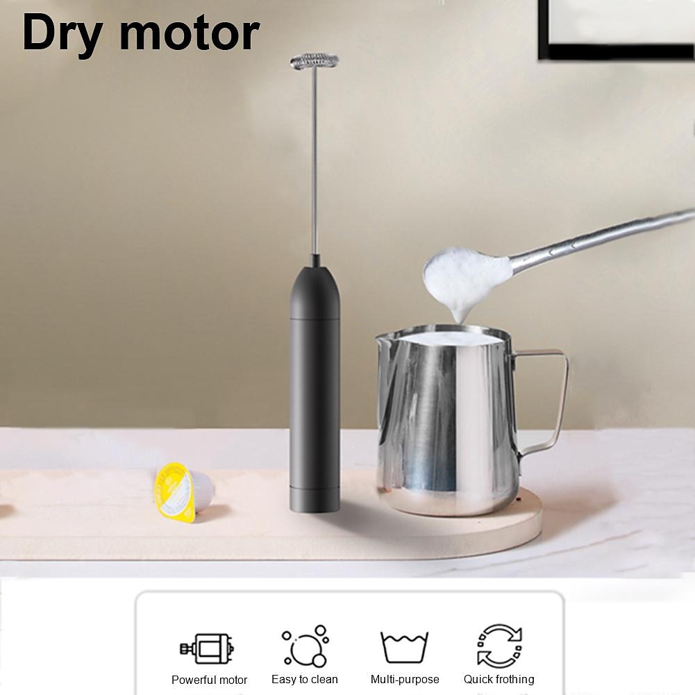 Electric Milk Frother Kitchen Drink Foamer Whisk Mixer Stirrer Coffee Cappuccino Creamer Whisk Frothy Blend Whisker Egg Beater, Without Battery 2025 - $13.99 –P8