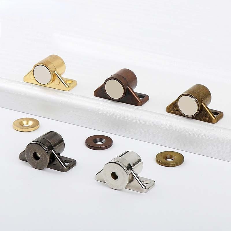 1 set, magnetskåpsdörrspärr, magnetisk möbeldörrstoppare, starka kraftfulla neodymmagneter spärrskåp fångar möbeltillbehör 2025 - $9.99 –P5