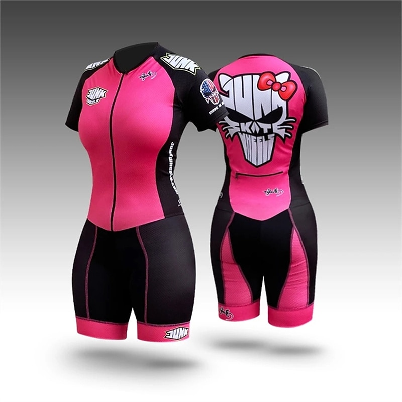 Men's Triathlon Tri Suit Short Sleeve Triathlon Silver Light Yellow Dark Grey Graphic Bike Lycra Sports Graphic Clothing Apparel 2025 - $45.99 –P8