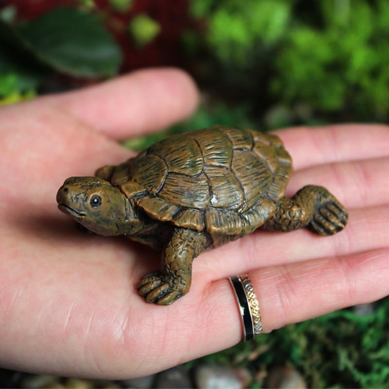 mini teknősök miniatűr figurák szimuláció kis teknős dísz valósághű tengeri teknősök gyanta aranyos tengerpart tengeri teknősök bonsai kézműves tündérkert zamatos virágtartó dekoráció 2025 - $5.49 –P8
