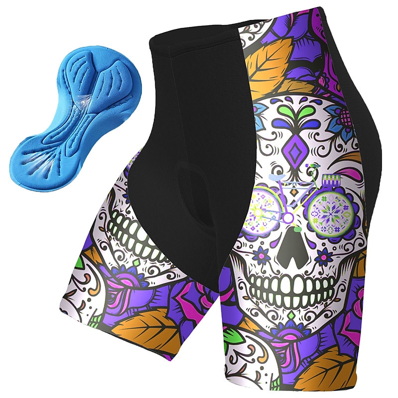 Voor heren Wielrenshorts Fietsen Gewatteerde shorts Kleding Onderlichaam Bergracen Wegwielrennen Sport Grafisch Doodskoppen 3D-pad Fietsen Ademend Sneldrogend Roze Rood Polyester Spandex Kleding 2025 - $25.99 –P8