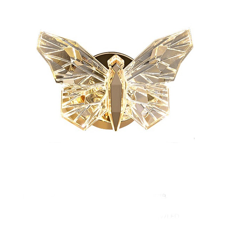 LED Wall Lights Unique Butterfly Design Modern Indoor Acrylic Wall Lamps Wall Sconces Warm White 3000K Bedroom Wall Sconces 2025 - $165.99 –P3