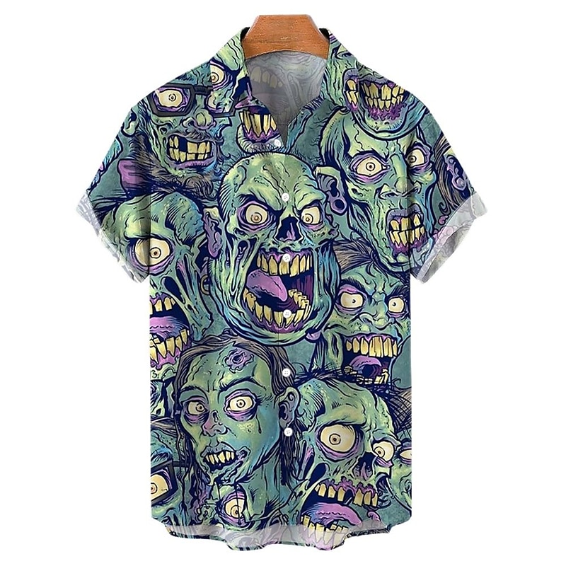 Per uomo Tribale Totem Camicia Camicia hawaiana Camicia Aloha Maniche corte Camicia Collo ripiegabile Di tendenza Streetwear Originale Esterno Strada Informale Giallo Rosso Blu S M L del 2025 a $24.99 –P6