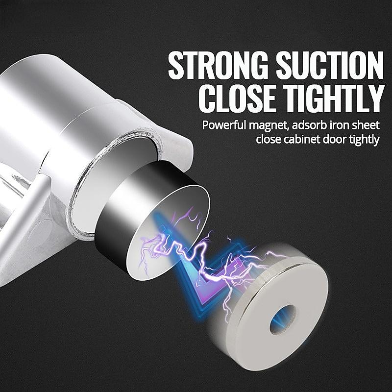 1 set, magnetskåpsdörrspärr, magnetisk möbeldörrstoppare, starka kraftfulla neodymmagneter spärrskåp fångar möbeltillbehör 2025 - $9.99 –P2