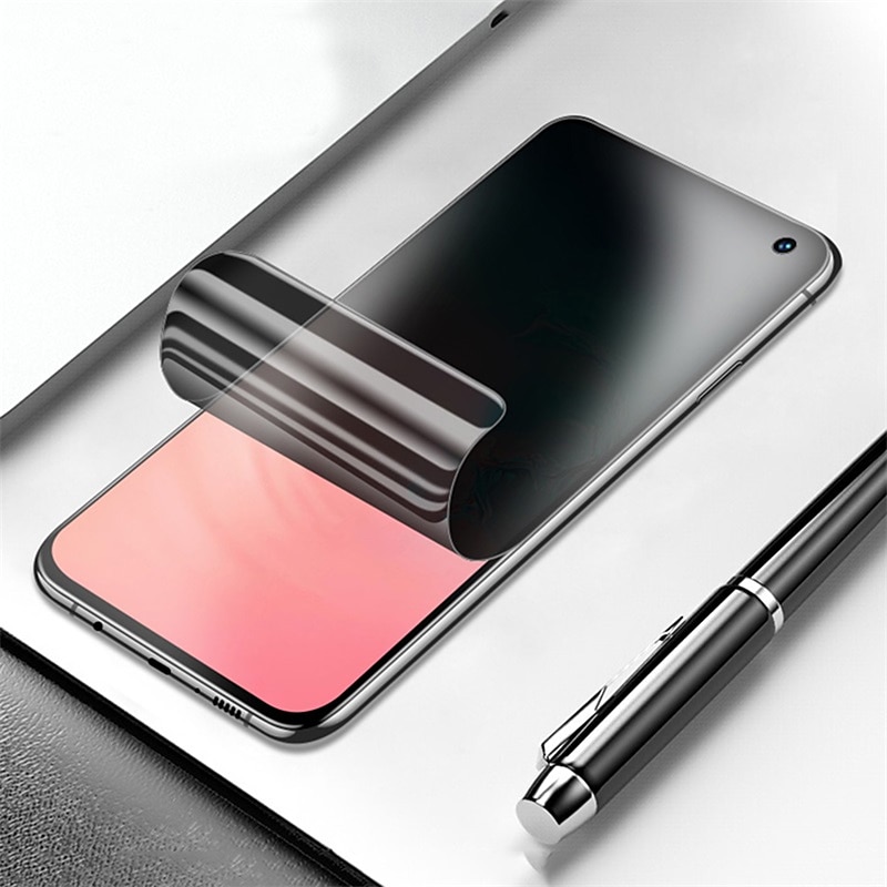 2 יח ' מגן מסך עבור סמסונג גלקסי S24 Ultra Plus S23 S22 S21 S20 Plus Ultra Note 20 Ultra 10 Plus S25 Ultra TPU הידרוג'ל פרטיות נגד ריגול אנטי בועות נוגד טביעות אצבעות אולטרה דק עמיד לשריטות 2025 - $13.99 –P2