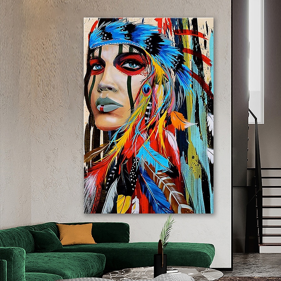 Hang-Painted öljymaalaus Maalattu - Abstrakti Ihmiset Klassinen Moderni Ilman Inner Frame / Valssatut kankaat 2025 - $116.99 –P6