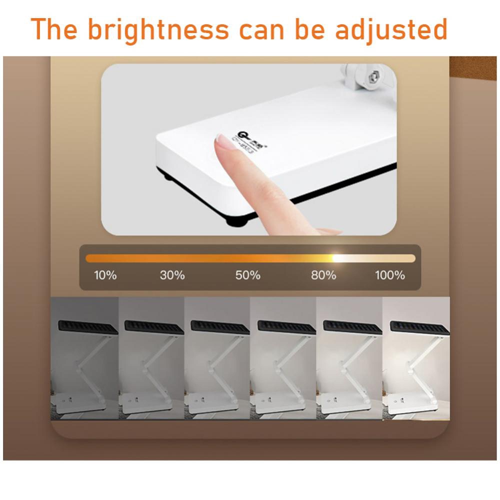 Solar Dimmable Touch Foldable Table Lamp Desk Lamp Eye Protection Table Lamp Portable Solar Rechargeable Table Lamp Solar Usb Charging 2025 - $25.99 –P1