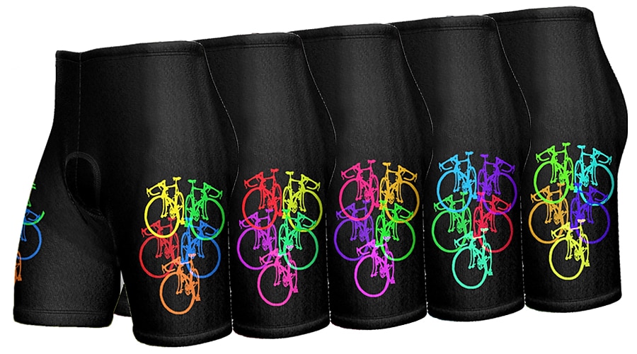 Hombre Graphic Culotte Ciclismo Bicicleta Pantalones Cortos Acolchados Prendas de abajo MTB Bicicleta Montaña Ciclismo Carretera Deportes Almohadilla 3D Secado rápido Dispersor de humedad Transpirable 2025 - $26.99 –P1