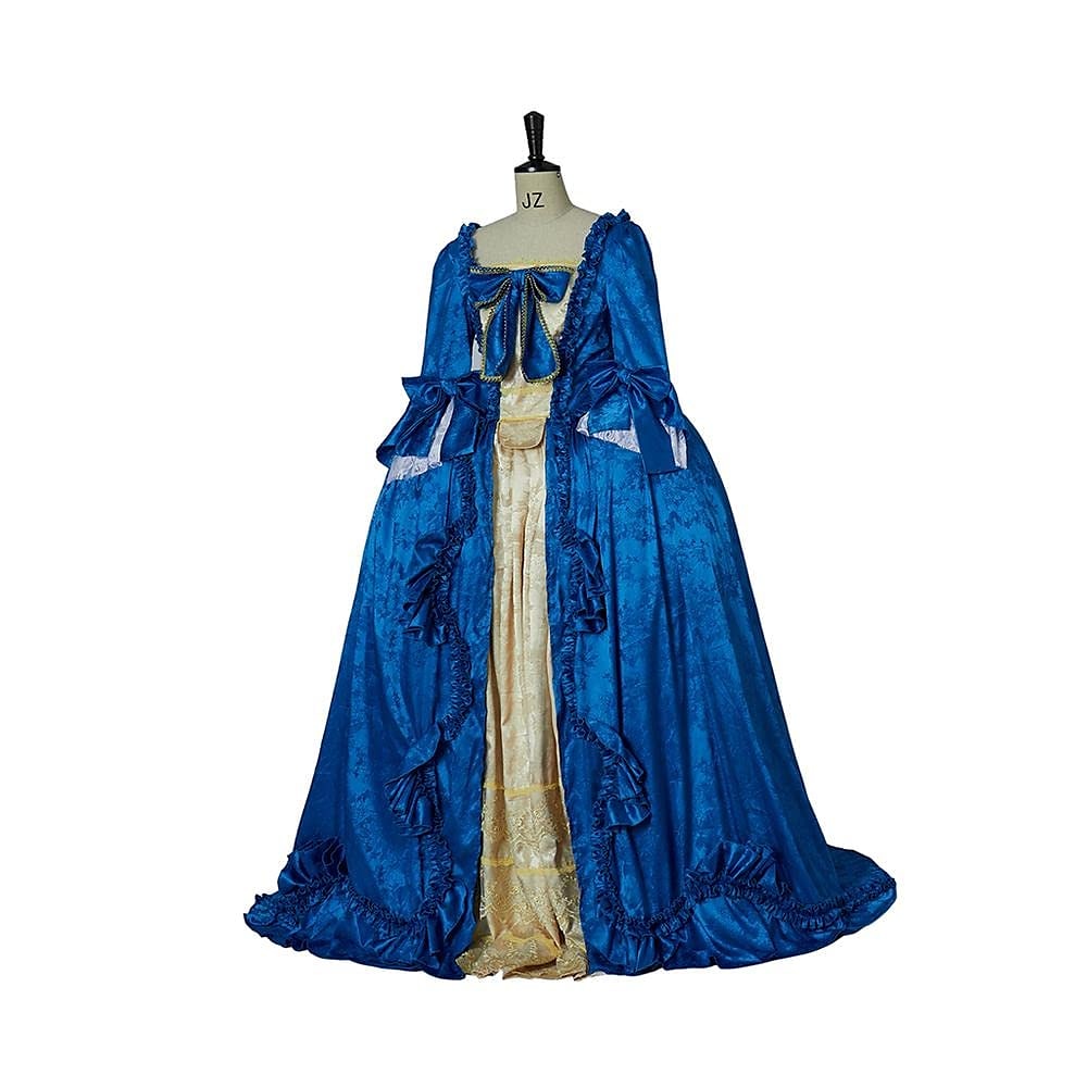 Vintage Rococo Victorian Renaissance Princess Colonial Period Prom Dress Women's Costume Vintage Cosplay Performance Party Halloween 3/4-Length Sleeve Maxi Princess Plus Size Dress Halloween 2025 - $200.99 –P7