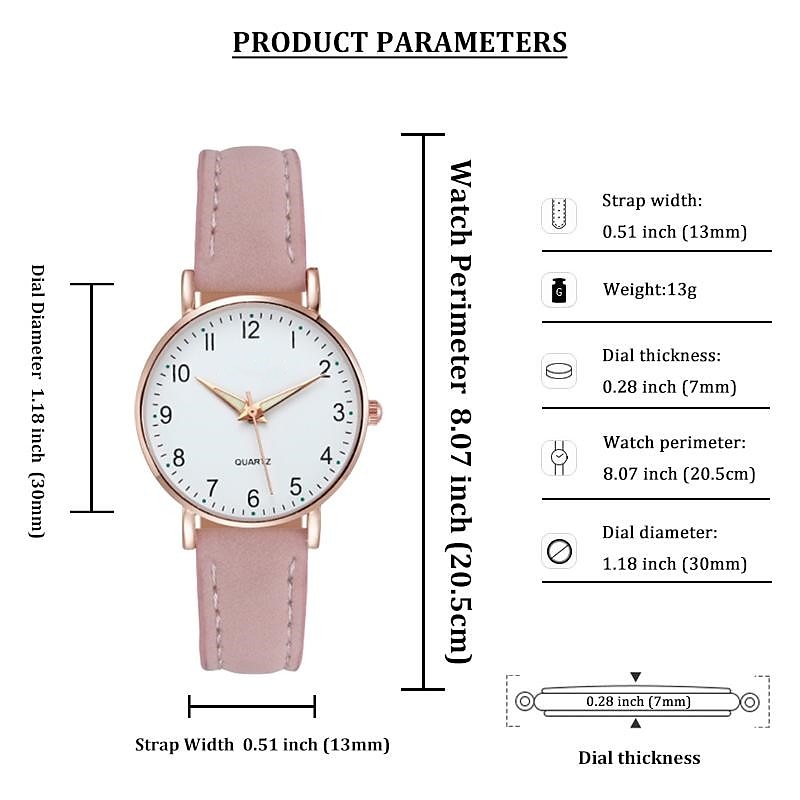 Femmes montre mode casual ceinture en cuir montres lumineuses simples dames petit cadran horloge à quartz robe montres reloj mujer de 2025 ? $16.99 –P2