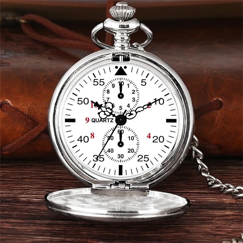 Orologio da Tasca Vintage per Uomo con Catena Orologio Rotondo Semplice e Squisito Orologio a Pendente Regalo per Uomini e Donne del 2025 a $15.99 –P3