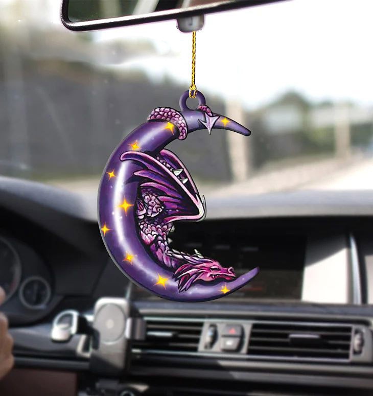 StarFire New Arrival Blue Moon With Dragon Lover Car Hanging Ornament Holiday Decoration Home Decoration Hanging Ornament 2025 - $11.99 –P13