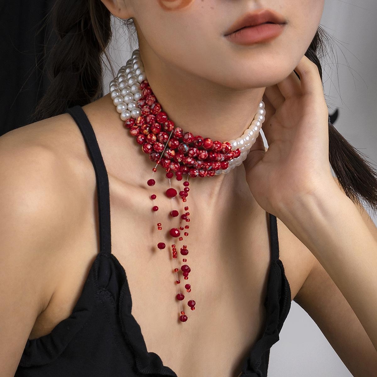 ketting chocker chic & modern punk & gothic accessoires halloween cosplay damesmode sieraden 2025 - $9.99 –P2