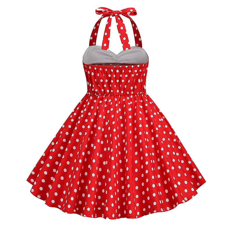50er Jahre A-Linienkleid Retro Vintage 1950er Swingkleid Schlagkleid Mädchen Kinderkostüm Vintage Cosplay Freizeitkleid 2026 - $27.99 –P7