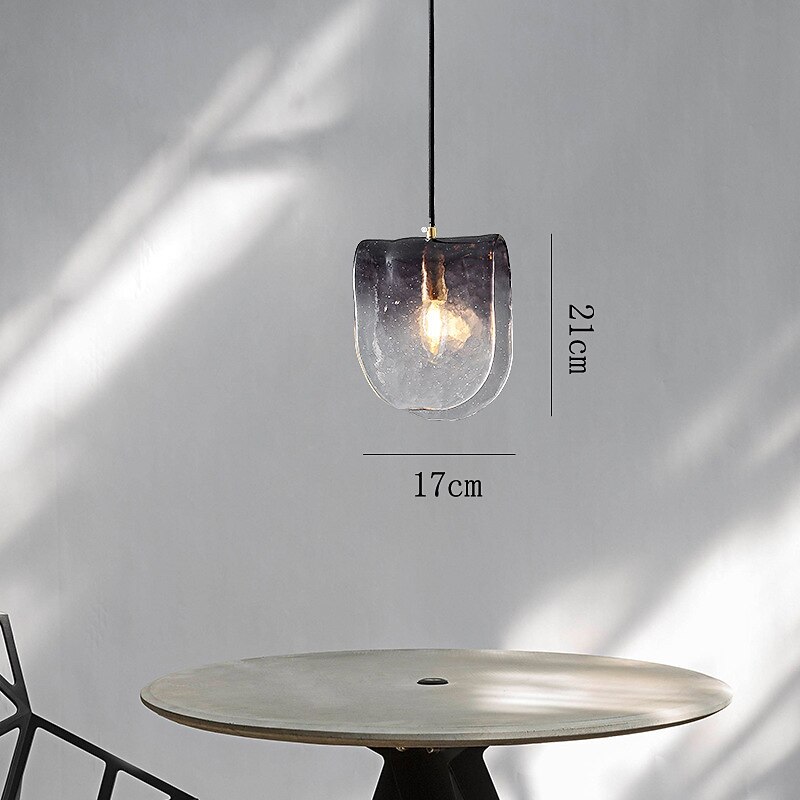 Lampadari A Sospensione A Led Per Cucina In Vetro Lampadari Moderni Per Ingresso Da Fattoria Lampadari A Sospensione A Soffitto Lampadari A Soffitto Su Tavolo Grigio Fumo Bianco Neutro del 2025 a $101.99 –P5