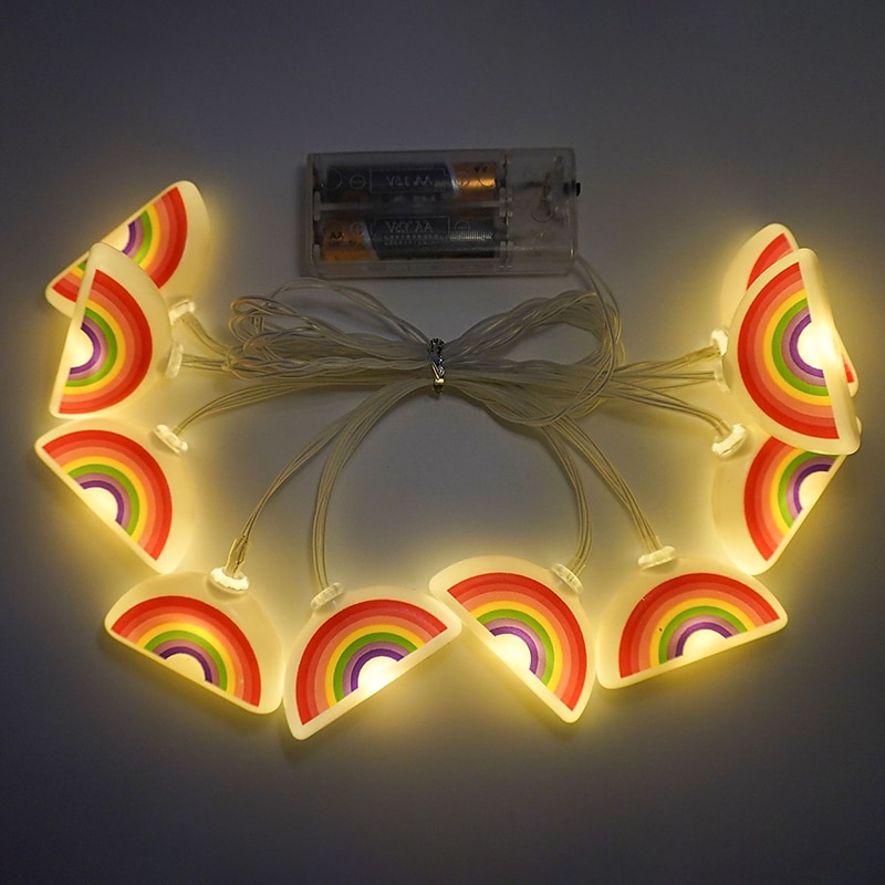 Rainbow Fairy Lights Garland LED String Christmas Tree Light Chain