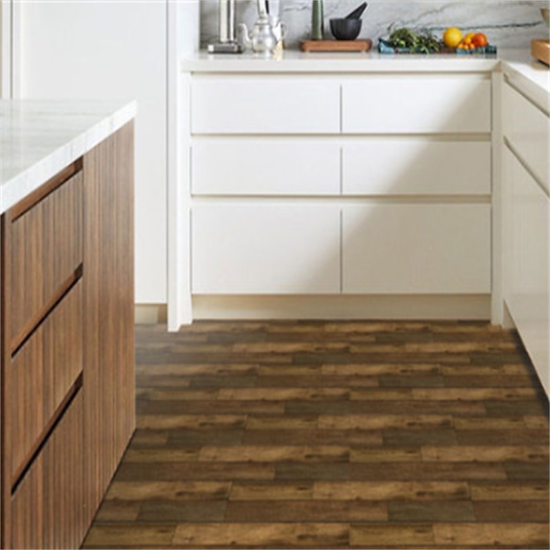 carta da parati per pavimenti in legno adesivo da parete buccia e bastone pvc autoadesivo per decorazioni per la casa casa soggiorno camera da letto adesivi per rinnovamento piastrelle pavimento impermeabile 15x90cm / 6''x35.4'' del 2025 a $7.99 –P11