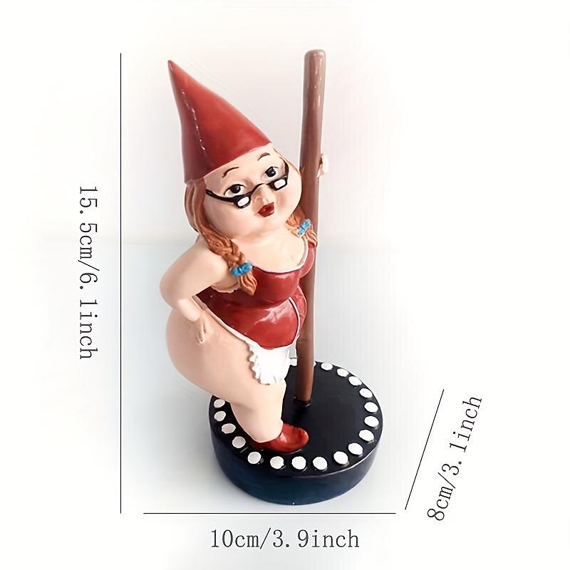 Ballerino da tubo in acciaio da giardino 1pc, statua artigianale in resina, ornamenti da giardino, micro paesaggio per la casa &amplificatore; ufficio, decorazione interna/esterna, del 2025 a $15.49 –P2