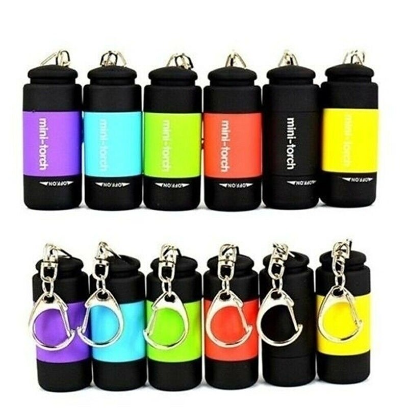 1PC Waterproof Mini Keychain Pocket Torch USB Rechargeable LED Flashlight Lamp Outdoor Sports Interior Design 2025 - $6.99 –P7