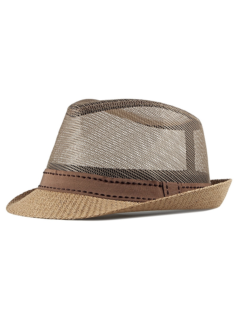 Soaker Mesh Sun Hat - Brown Mesh