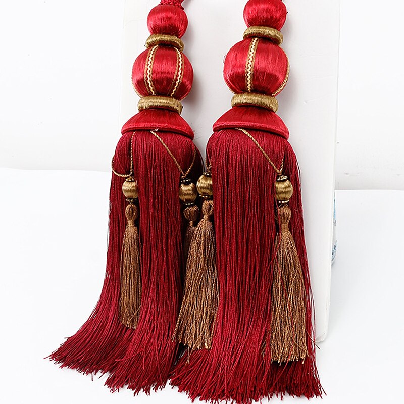 cortină de frânghie ciucuri cravate spate franjuri pentru perdele reținere draperii ferestre accesorii pentru perdele accesorii pentru cameră de frânghie 2025 - $16.99 –P14