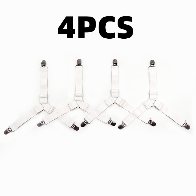 4Pcs Triangle Bed Sheet Holders Fitted Sheet Clips Adjustable Sheet Suspenders Mattress Gripper Clips for Bed Mattress Cover 2025 - $12.49 –P1