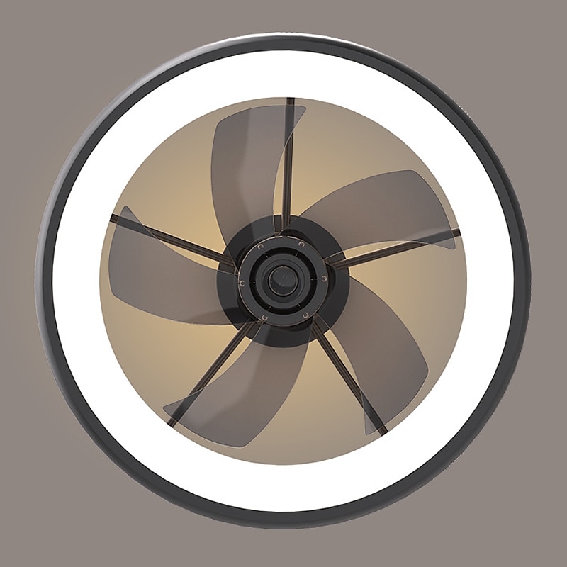 Ceiling Fans with Lights Flush Mount Low Profile Indoor Ceiling Fan,21" Dimmable Bladeless Ceiling Fans with Remote Control,Smart 3 Colors 6 Speeds Reversible 2025 - $230.29 –P14