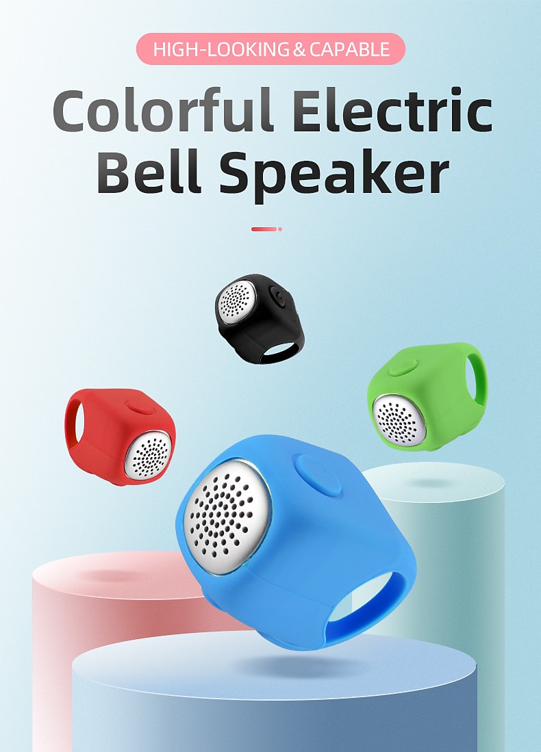 Electric Bicycle Bell 90db Horn Rain Proof MTB Bicycle Handlebar Silicone Shell Ring Bicycle Bell Accessories 2025 - $17.99 –P1