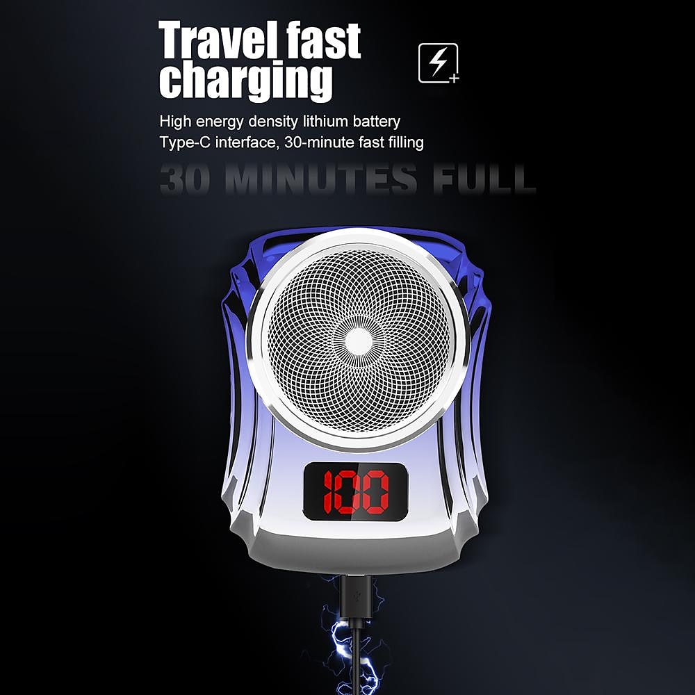 Electric Shaver USB Rechargeable Digital Display Razor Mini Portable Multifunctional Travel 0.1mm Men'S Razor Without Residue 2025 - $22.99 –P12
