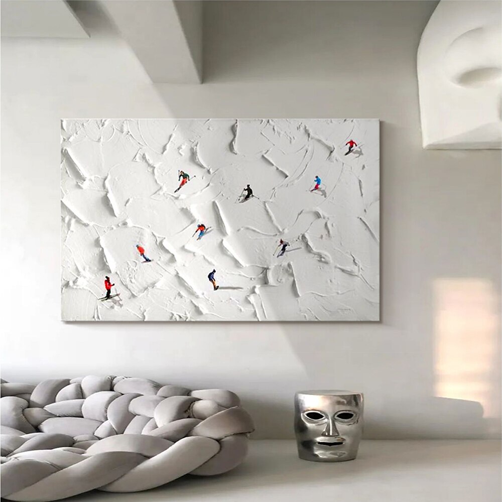 Hang-geschilderd olieverfschilderij Handgeschilderde Horizontaal Abstract Landschap Modern Zonder Inner Frame (Geen frame) 2025 - $83.99 –P3
