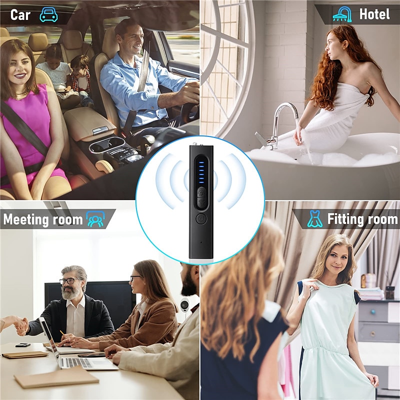 camera detectoren verborgen apparaten detectoren anti-spy camera bug rf afluisterapparaat auto gps tracker detector draadloze signaal scanner infraroodzoeker voor kantoor aan huis hotel badkamer, 2025 - $38.99 –P1