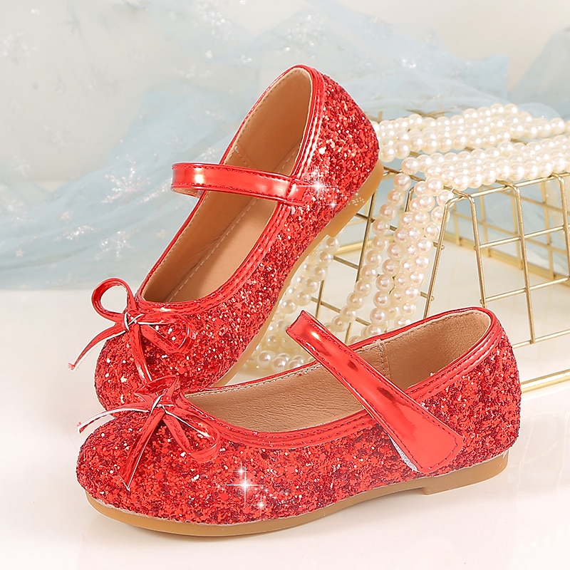 Mädchen Flache Schuhe Täglich Schuhe für das Blumenmädchen Prinzessin Schuhe Schulschuhe Glanz Tragbar Federung Atmungsaktivität Prinzessin Schuhe Kleine Kinder (4-7 Jahre) Kleinkinder (2–4 J.) 2025 - $42.99 –P6