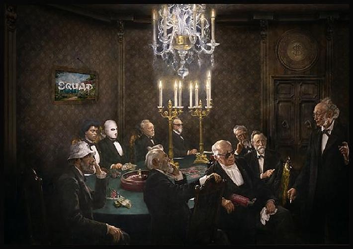 cartazes de pintura em tela vintage artista mascarado criss bellini impressão obras de arte para casa parede sala de estar decoração imagem cuadros de 2026 por $15.99 –P14