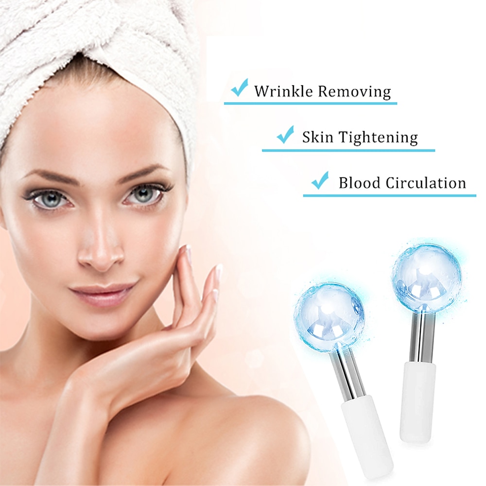 Stainless steel Ice Globes For Face Cold Face Roller Ice Sticks for Face Cooling Skin Care Massage Tool for Puffiness 2025 - $28.99 –P3