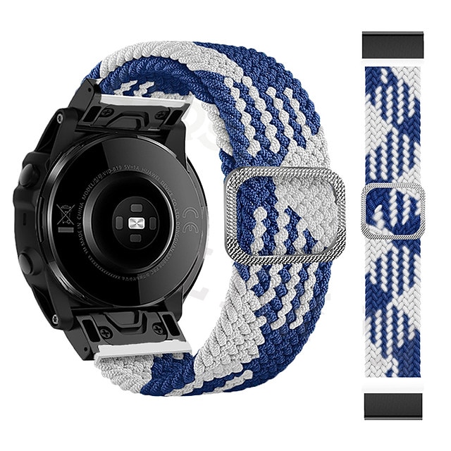 Bracelet nylon tressé 22mm 26mm pour Garmin Fenix 7 7X 6 6X Pro Epix Pro 47mm 51mm Instinct 2X Approach S70 S62 S60 Forerunner 955 945 Marq de 2025 ? $21.99 –P11