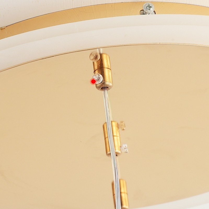 40 cm stmívatelná zeměkoule design cluster design přívěsek lehký kov vrstvený inverzně lakovaný ostrovní severský styl 220-240v 2025 - $326.69 –P10