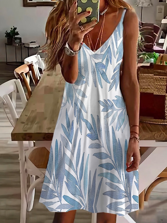 Pentru femei Rochie Mini Rochie casual Rochie Mini Rochie de Vară Rochie de vară Stilat Sexy Casual În aer liber Vacanță Zilnic Fit regulat Gradient de culoare Fără manșon În V Negru și Alb Negru 2025 - $21.99 –P3