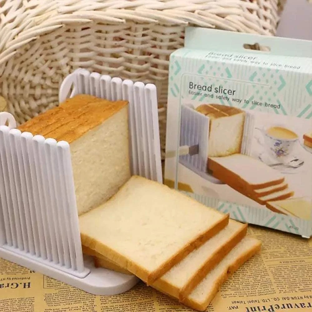 Bread Slicer Loaf Cutter Bread Sandwich Skiving Machine Cutter Mold Maker Kitchen Guide Kitchen Accessories Tool 2025 - $13.99 –P10
