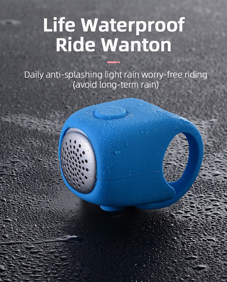 Electric Bicycle Bell 90db Horn Rain Proof MTB Bicycle Handlebar Silicone Shell Ring Bicycle Bell Accessories 2025 - $17.99 –P8