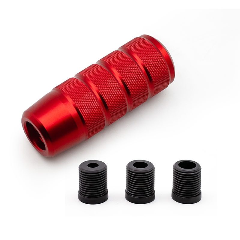 pomello del cambio zigrinato in alluminio antiscivolo universale da 9,5 cm - cambio manuale m8 m10 m12 gm - pomello della leva del cambio jdm opaco del 2025 a $24.99 –P8