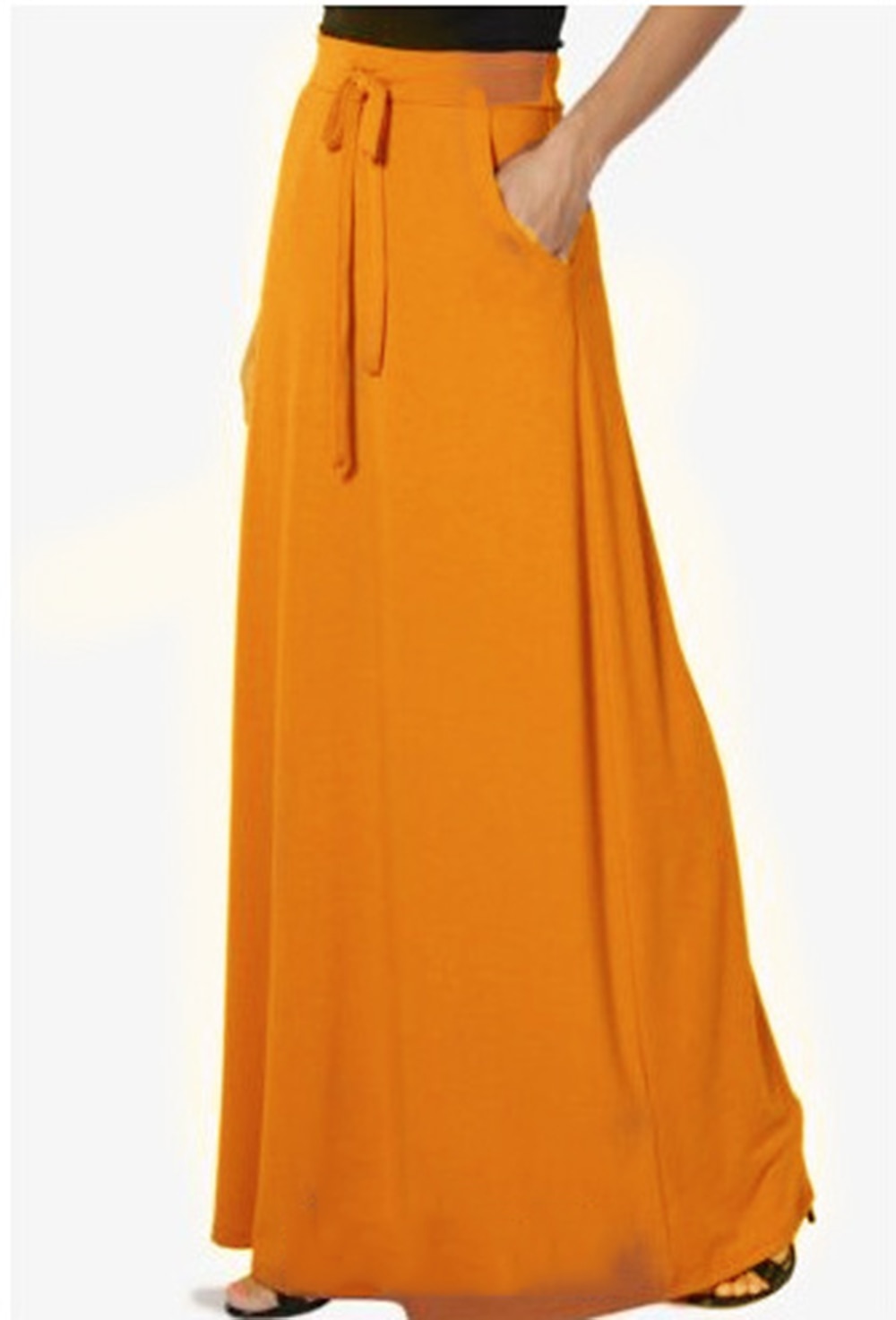 Full Length Yellow Skirt 2024