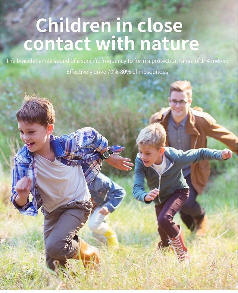 Ultrasonic Anti-Mosquito Bracelet – Wearable Slim Bracelet for Children, Adults, Pregnant Women, Outdoor Use 2025 - $14.99 –P11