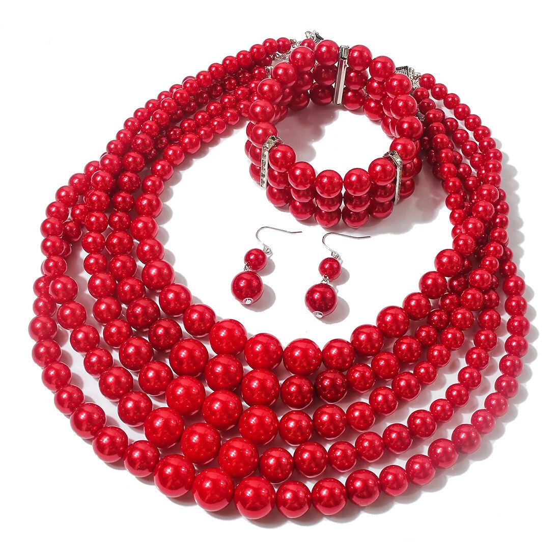 Earrings Pearl Necklace Choker Bracelet 3 Pcs Flapper Accessories Retro Vintage 1920s Alloy For The Great Gatsby Cosplay Women's Costume Jewelry Fashion Jewelry 2025 - $19.99 –P3