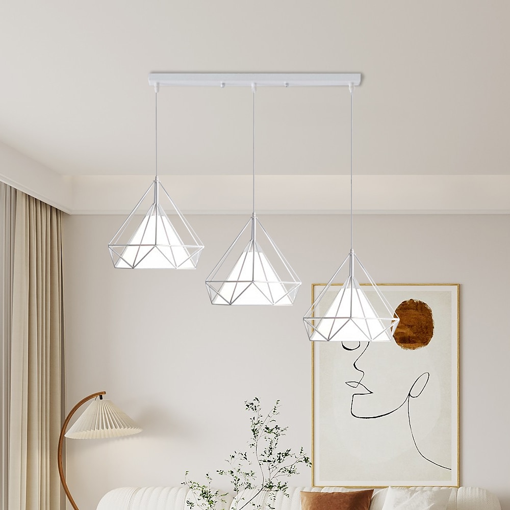 led függőlámpa 60 cm 3 fényű sputnik design csillárok étkezőbe hálószoba függőlámpák ipari festett felületek 110-240v 2025 - $229.99 –P12