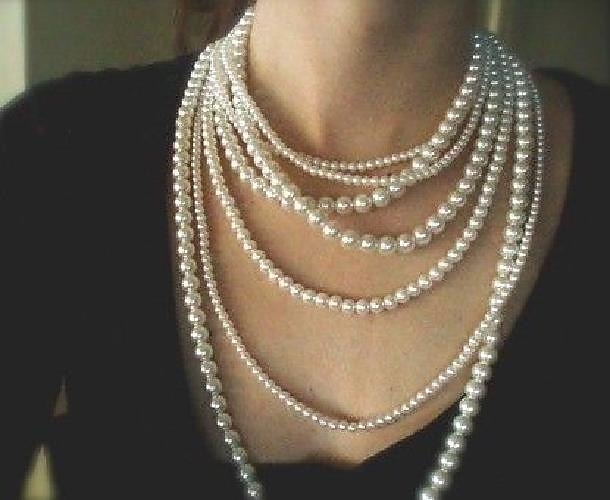 gargantilla de perlas collar pendientes 2 piezas accesorios flapper vintage 1920s roaring 20s art deco para mujeres 2026 - $15.49 –P3