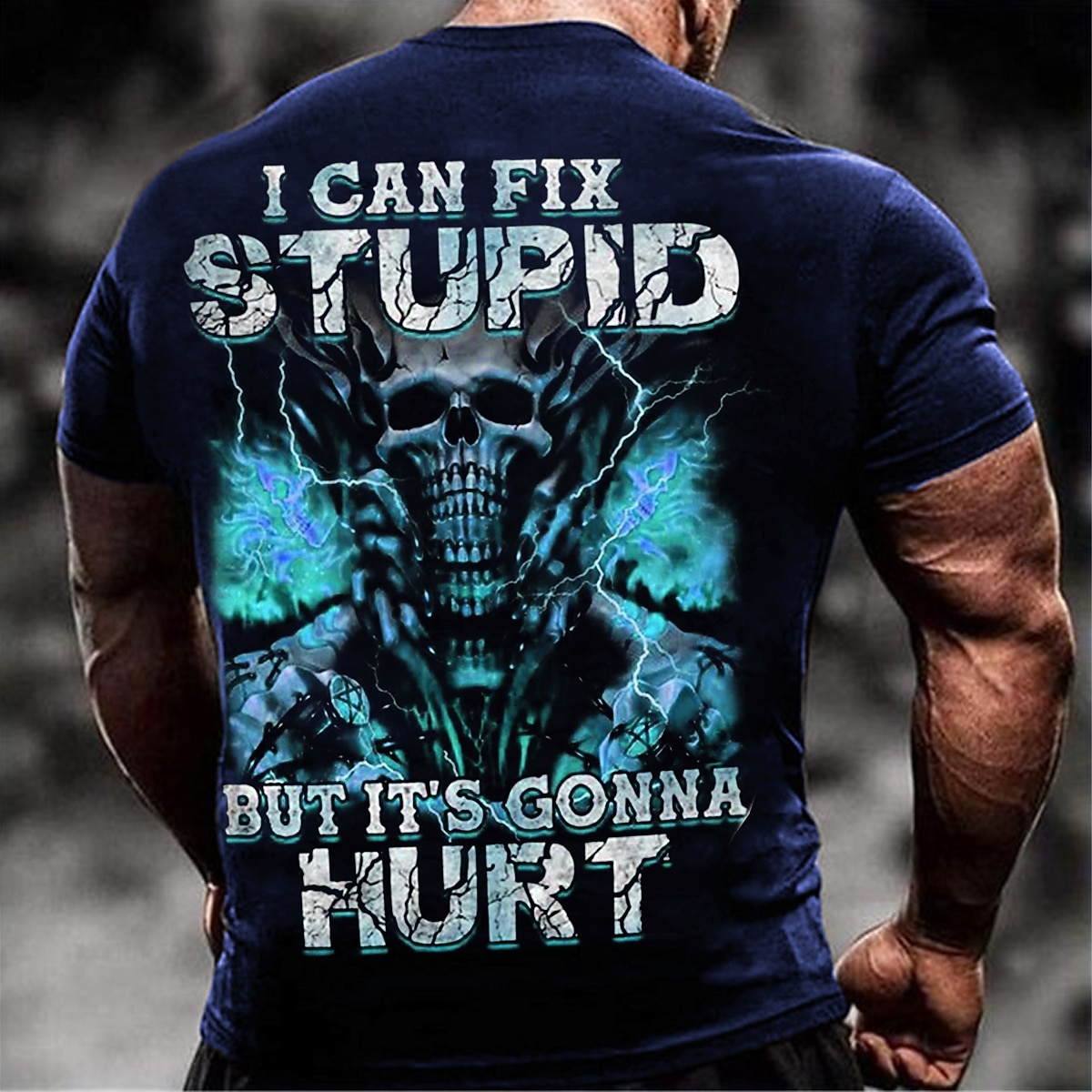 Men's Graphic Skull T Shirt Shirt Tee Short Sleeve T shirt 3D Print Crew Neck Shirt Vintage Fashion Designer Outdoor Casual Daily Black Navy Blue Blue Spring & Summer Clothing Apparel S M L 2026 - $22.99 –P5